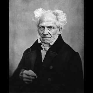 Portrait of Arthur Schopenhauer.